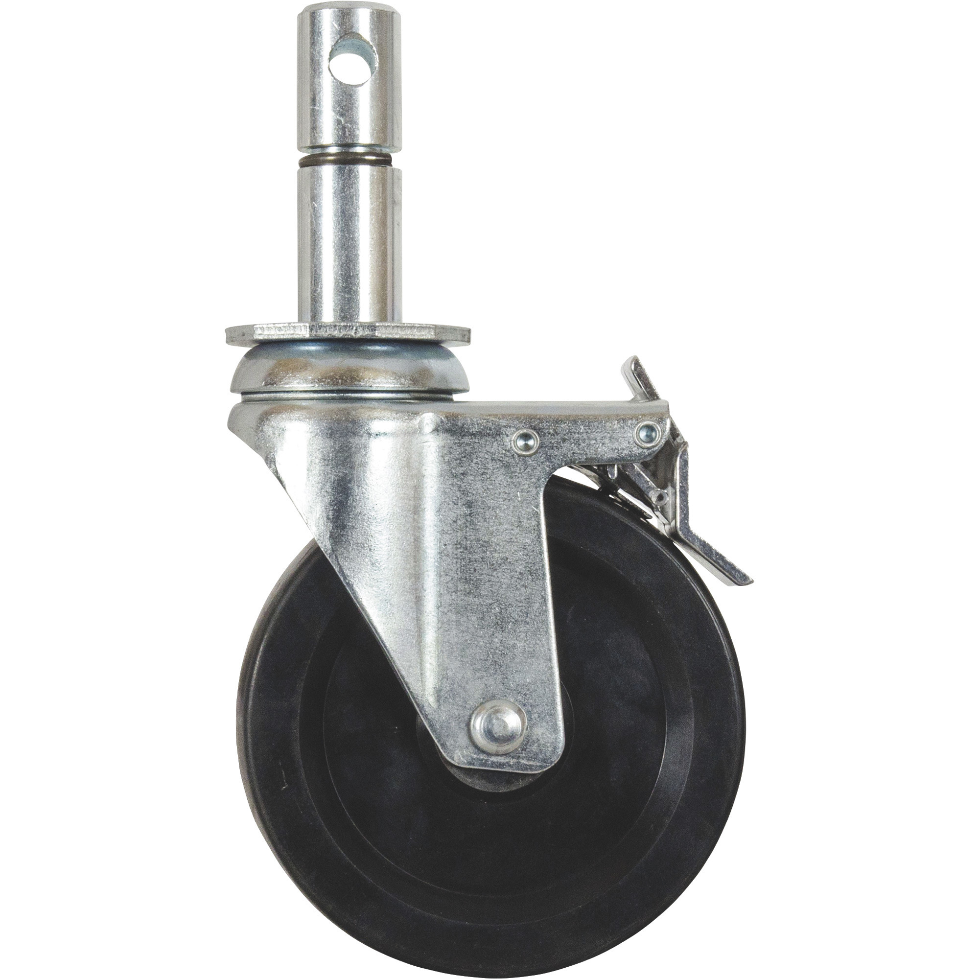 Metaltech 5in. Scaffold Caster/Pin, Model# 1-C1CAS5PY